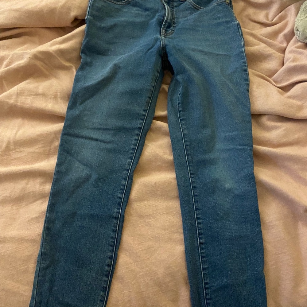 The Authentic Stretch High-Rise Skinny Mid-Blue